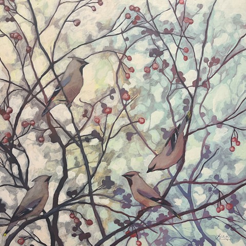 Cedar Waxwings