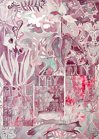 2026 Art Calendar (detail)