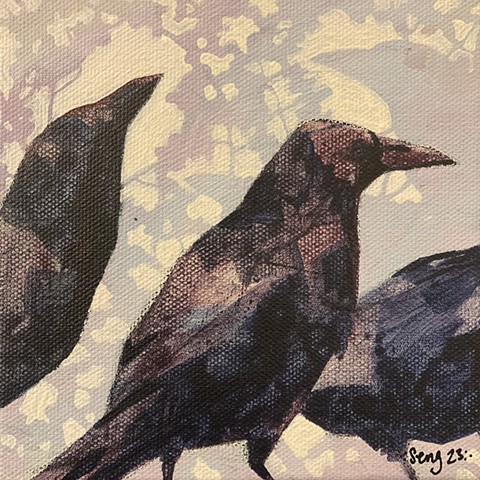 Crows On A Stroll