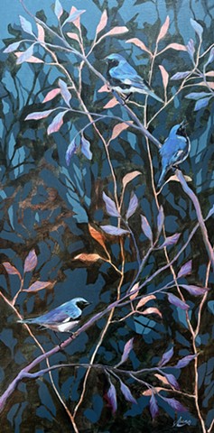 Black-Throated Blue Warblers