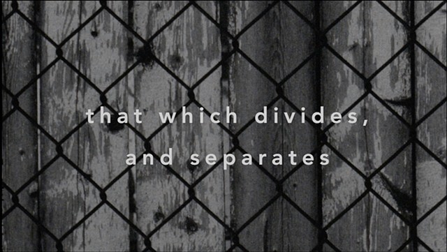 That Which Divides, And Separates