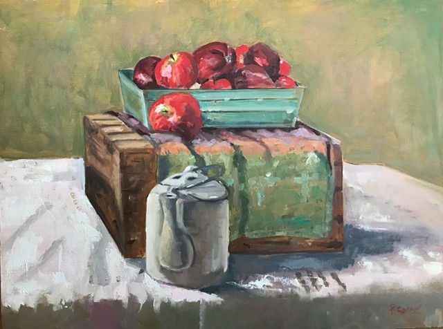 Apples on Crate