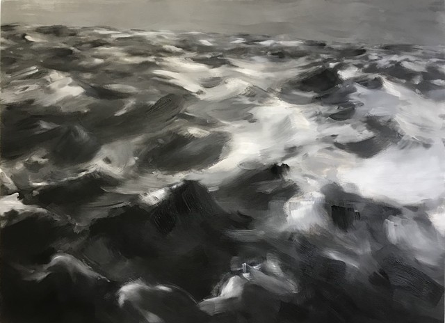 Wave painting by Ben Williamson