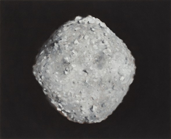 Asteroid painting by Ben Williamson
