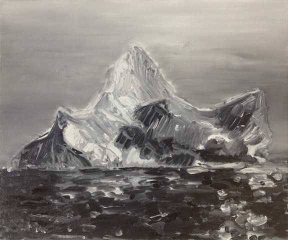 Iceberg painting by Ben Williamson
