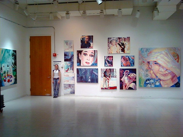 Paintings shown to scale