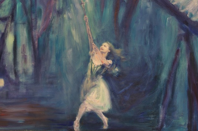 Dream Ballet/Mad Scene: Giselle with Pump Jacks
(detail)