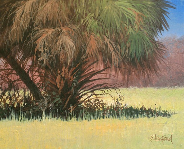 Palm trees Florida Acrylic Scott Hiestand