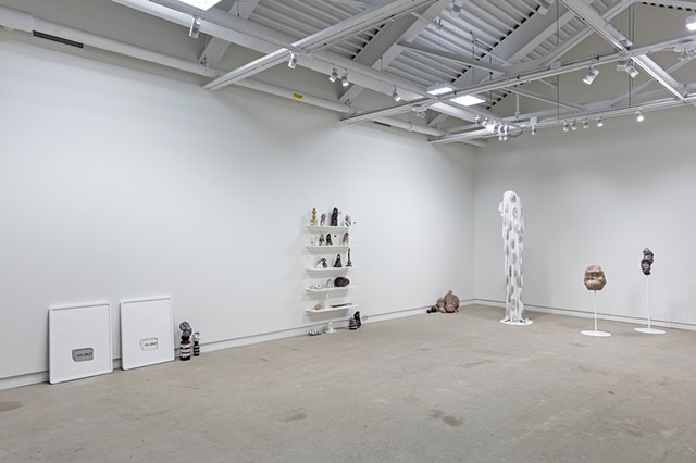 installation view 'turn that brown upside down'