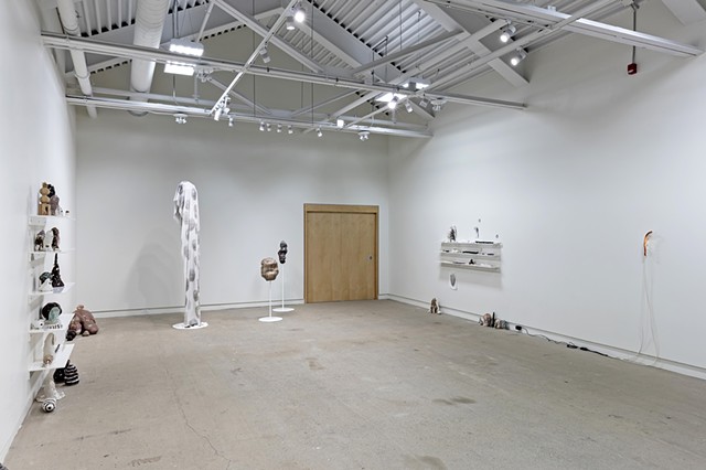 installation view 'turn that brown upside down'