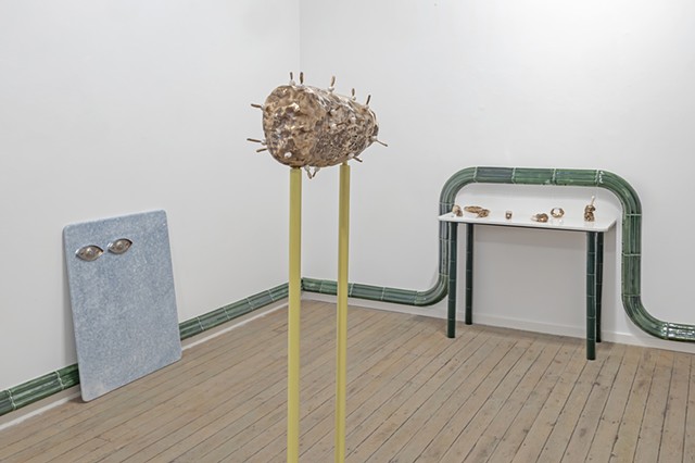 installation view 
'La douche écossaise' 
upstairs gallery