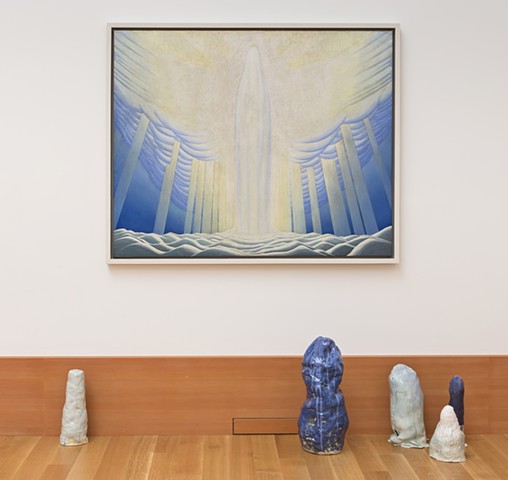 installation view: Blobs for Lawren Harris's Glaciers, Icebergs, and Unknown Things 