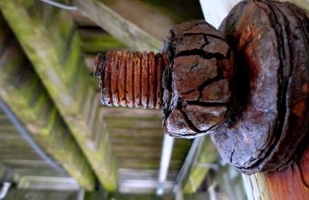 Rusted Pier Bolts...Screws