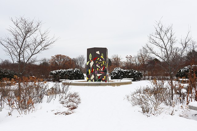 Fountain Cover Design for Lyndale Park Rose Garden by Regan Golden, Lake Harriet, Minneapolis, MN