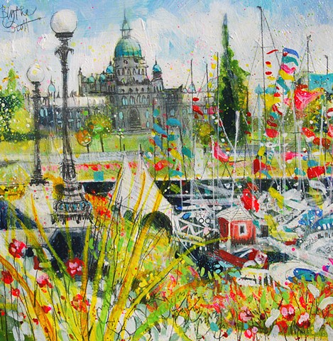 'FLAGS & FLOWERS'
Sold