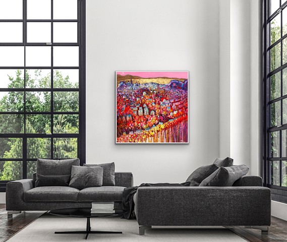 'PAINT THE TOWN RED' in situ