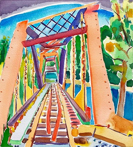 On Top of the Farrandsville Bridge