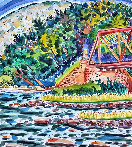 Farrandsville Bridge - Mid September