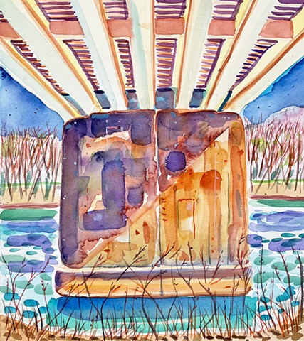 Under the McElhattan Bridge No.2 (April)