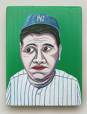 babe ruth painting