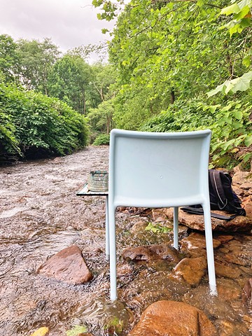 Painting on Queen's Run - July 2025