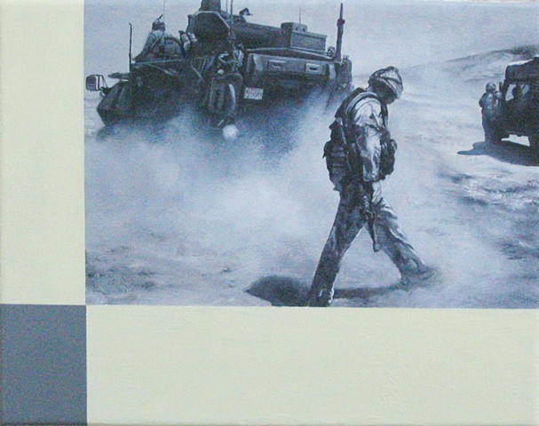 Soldier, 25x35 cm oil