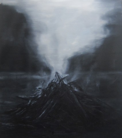 Philosophy of Fire II, 190 x 160 cm  