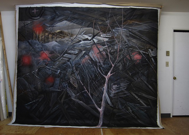 lanscape painting contemporary surprise 