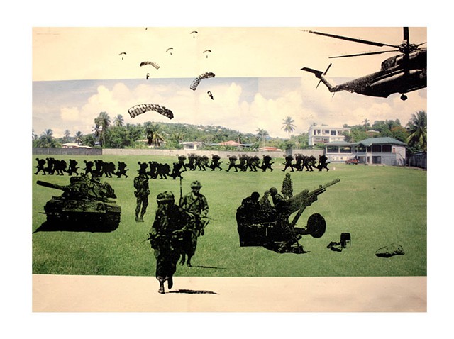 Operation Urgent Fury (Grenada, 1983) Scroll Detail 1