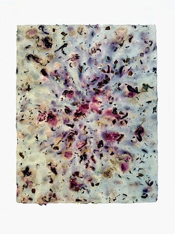 handmade paper, papermaking, sense memory, papermaking with Grenadian family recipes, contemporary art papermaking, contemporary craft