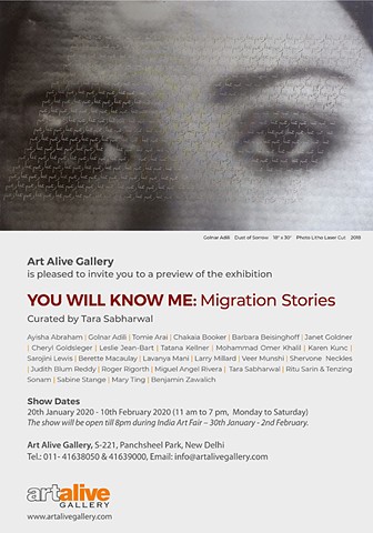 You Will Know Me: Migration Stories @ Art Alive Gallery