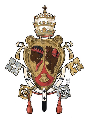 Coat of arms of Pope Benedict XVI Ratzinger 