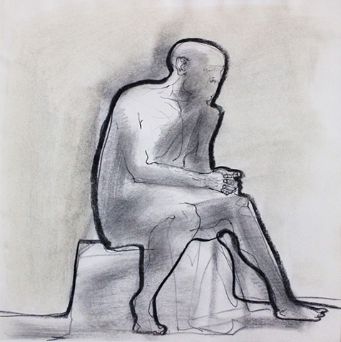 Nude Sitting