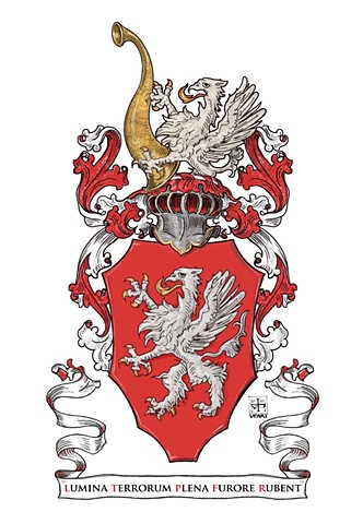 Arms of Anatole Upart-Zukowski herbu Gryf