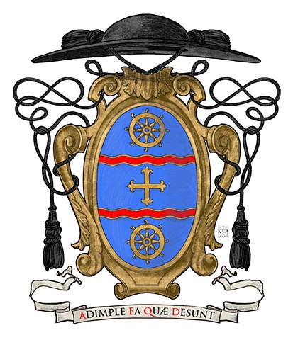 Arms of a Roman Catholic priest