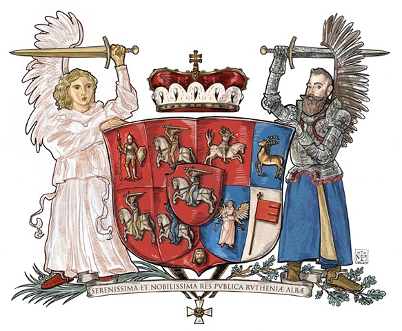 Proposed arms of the proposed Belarusian Commonwealth 