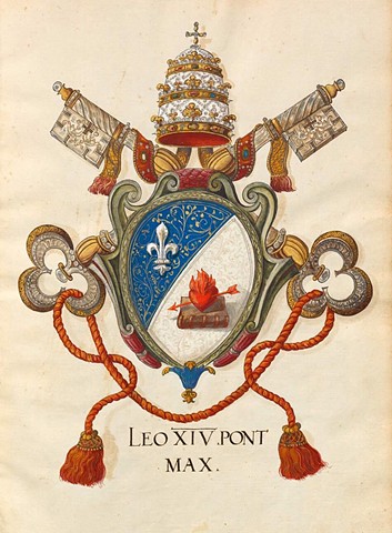 Coat of arms of HH Pope Leo XIV Prevost, Current Version