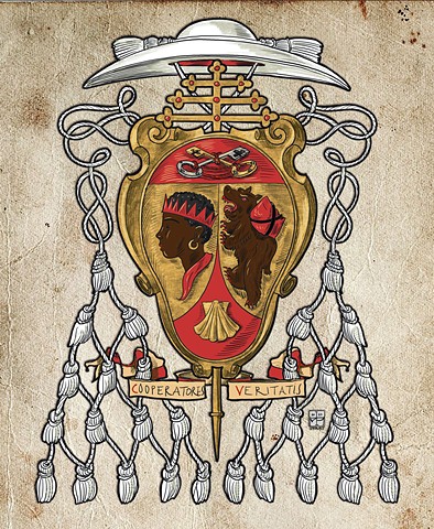 Proposal for the arms of Benedict XVI Ratzinger as Pope Emeritus