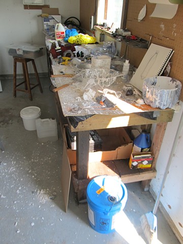plaster casting studio space