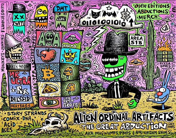 "The Great Abduction" the 2nd release of my Alien Ordinal Artifacts dropping mid October