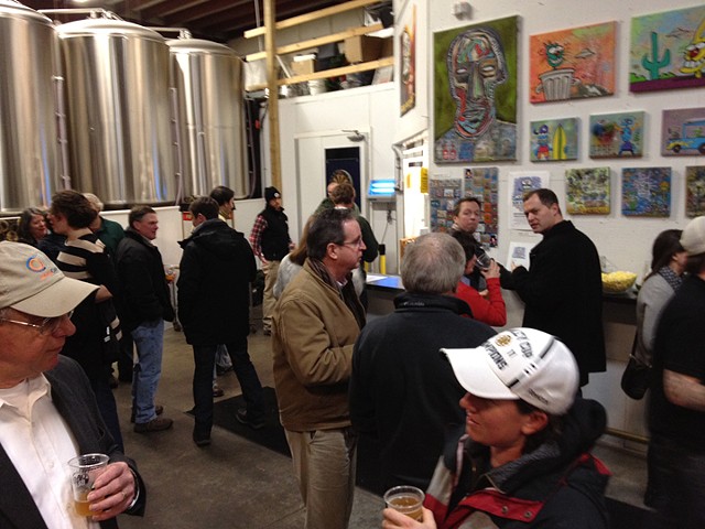 Opening Reception at Cape Cod Beer Brewery for Bier de Mars
