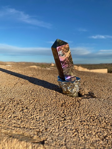 Queer Monuments at the Atlantis of Lake Mead at Sunrise