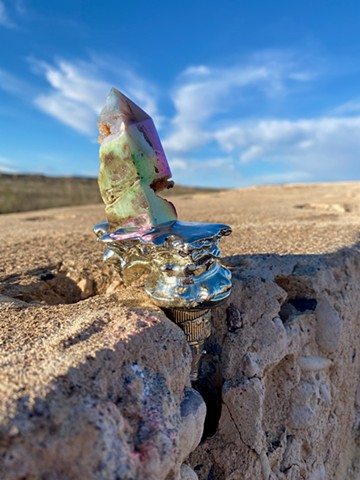 Queer Monuments at the Atlantis of Lake Mead at Sunrise