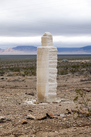 Memorial for Queer Rhyolite, a temporary monument to dreams in the dust (update 2023)