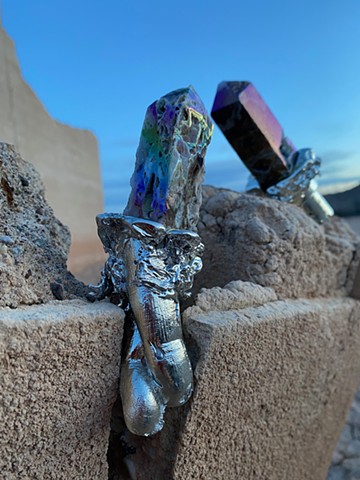  Queer Monuments at the Atlantis of Lake Mead at Sunrise