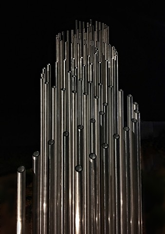 Aluminum installation sculpture