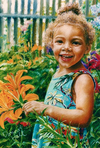 An Example of the Fine Detail Possible in a Pastel Painting by Donna Hall