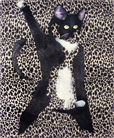 Freddie Mercury (portrait of my cat)