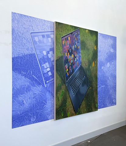Blue Mirror (installation view)