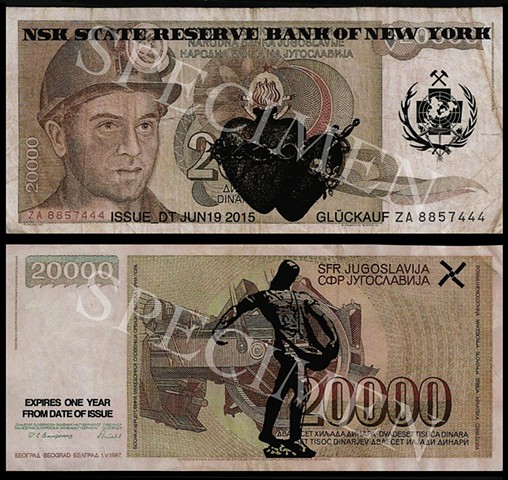 NSK State Reserve Bank of New York: Currency Series 3 (Collaboration with Charles Lewis)